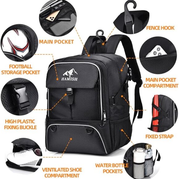 NWT! Lightweight Backpack w/Padded Back/Anti-Theft/Deep-Lined Pockets main image 12